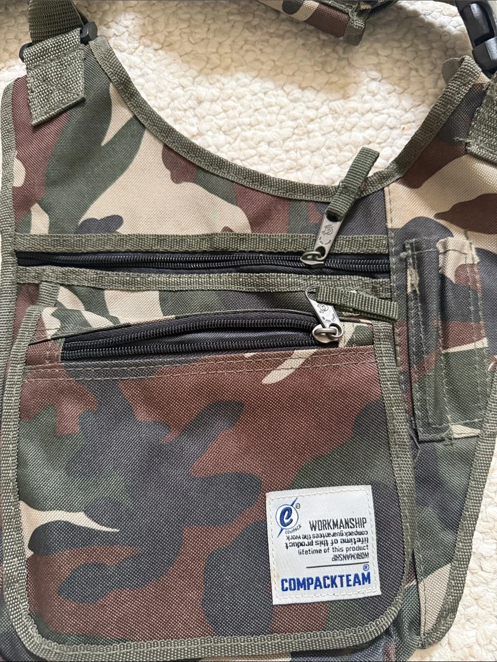 Camouflage Crossbody Sling Bag, Unisex